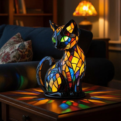 Night Light Cat Lamp Rechargeable Silicone Touch LED Light