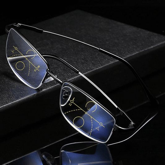 Reading Glasses Multifocal Blue Light Blocking Anti Glare Eyewear