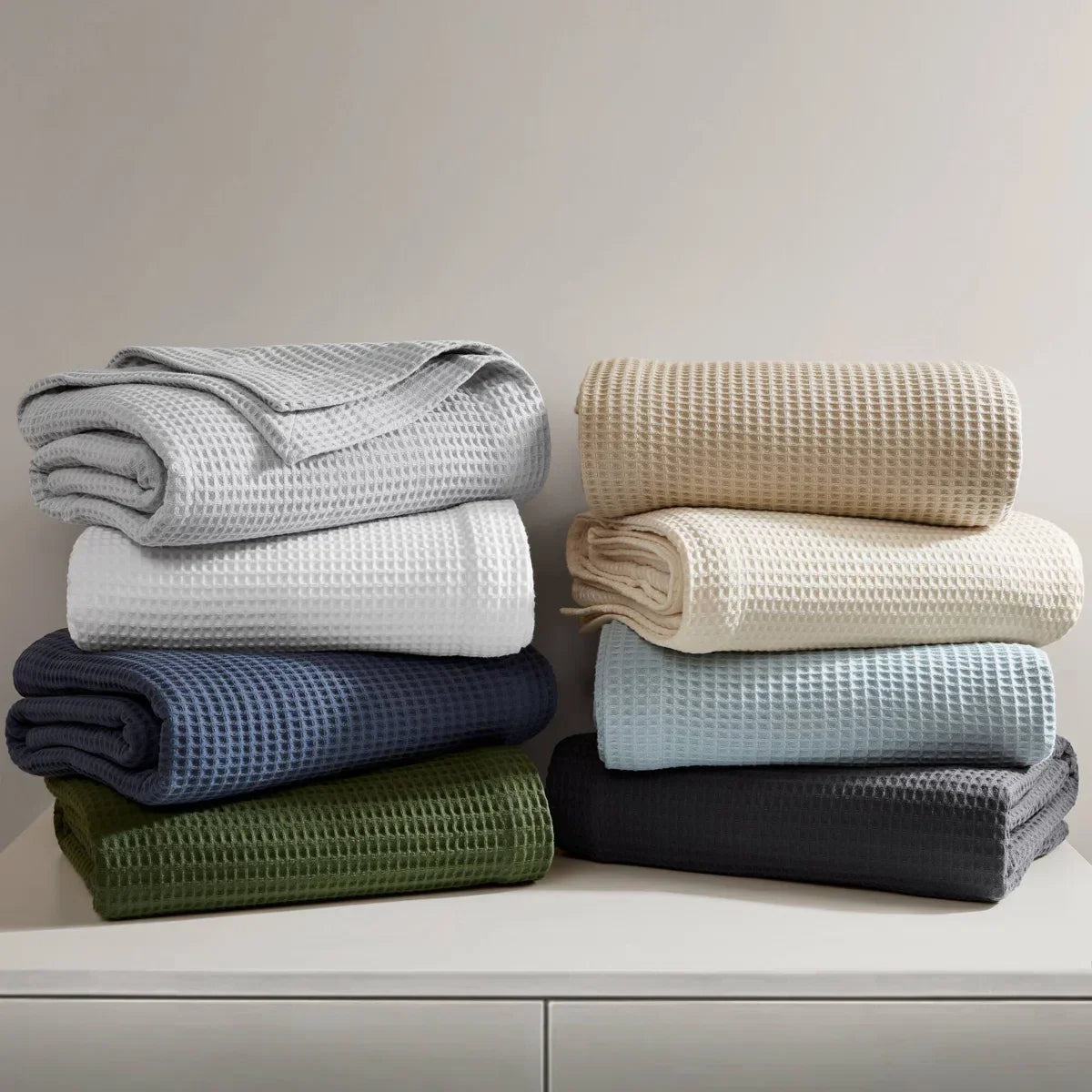 Haven Waffle Weave Cotton Blanket