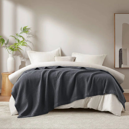 Haven Waffle Weave Cotton Blanket
