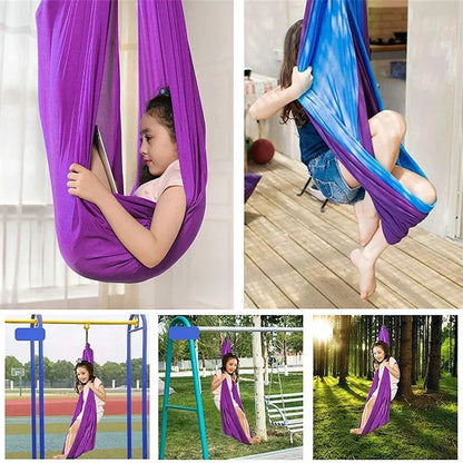 Sensory Swing Therapy Hammock for Kids Soft Cotton Hanging Seat
