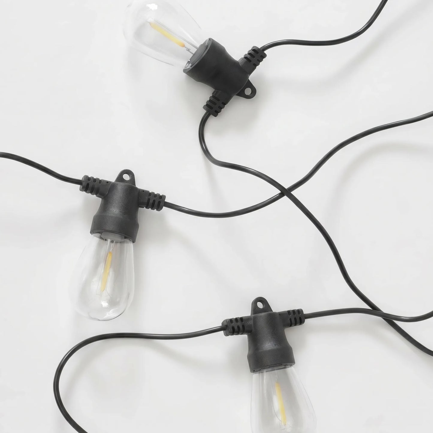 String Lights Solar Edison Outdoor Patio Lighting