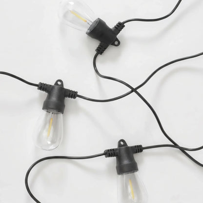 String Lights Solar Edison Outdoor Patio Lighting