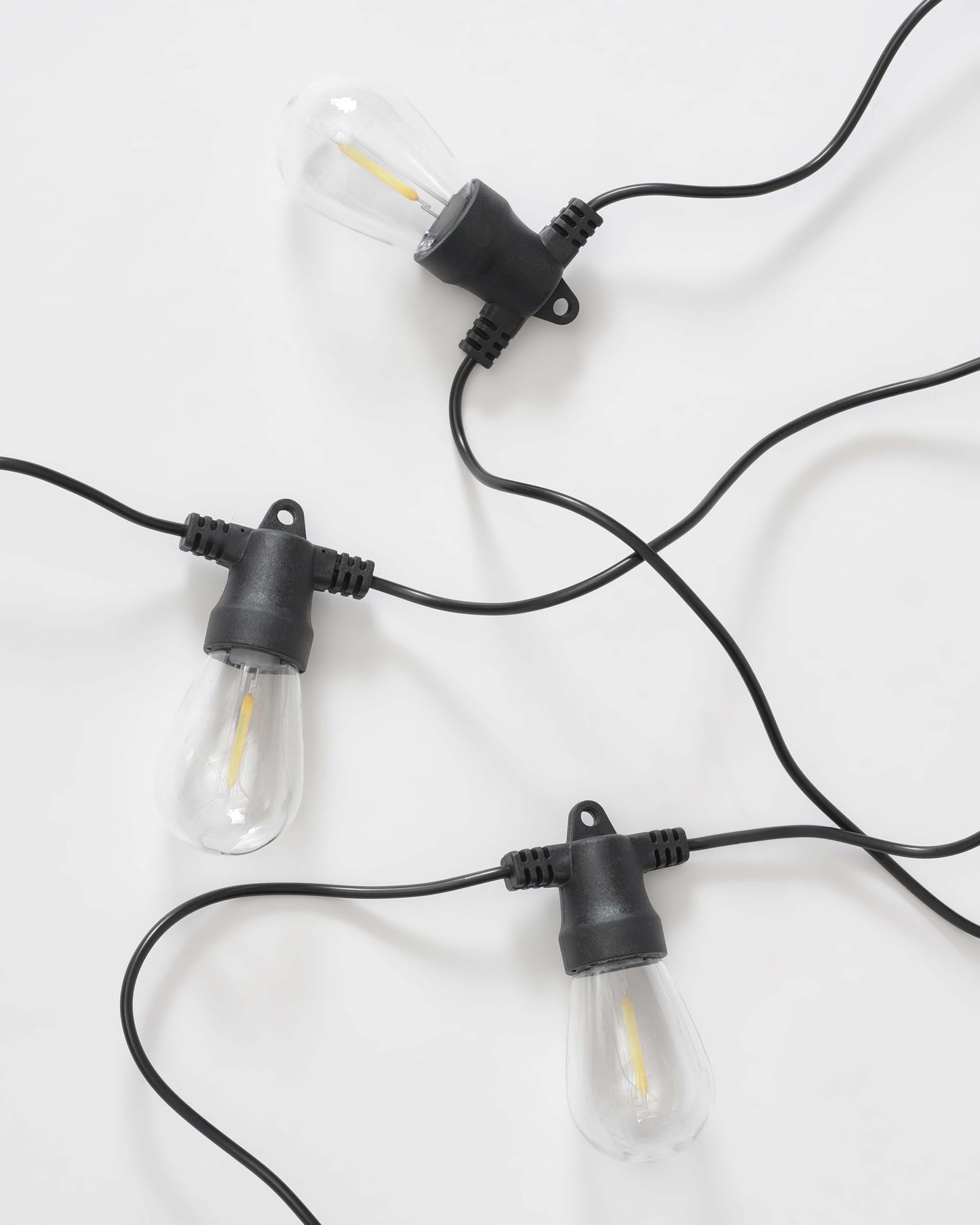 String Lights Solar Edison Outdoor Patio Lighting