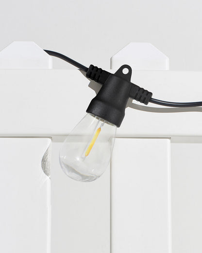 String Lights Solar Edison Outdoor Patio Lighting