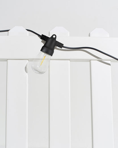 String Lights Solar Edison Outdoor Patio Lighting
