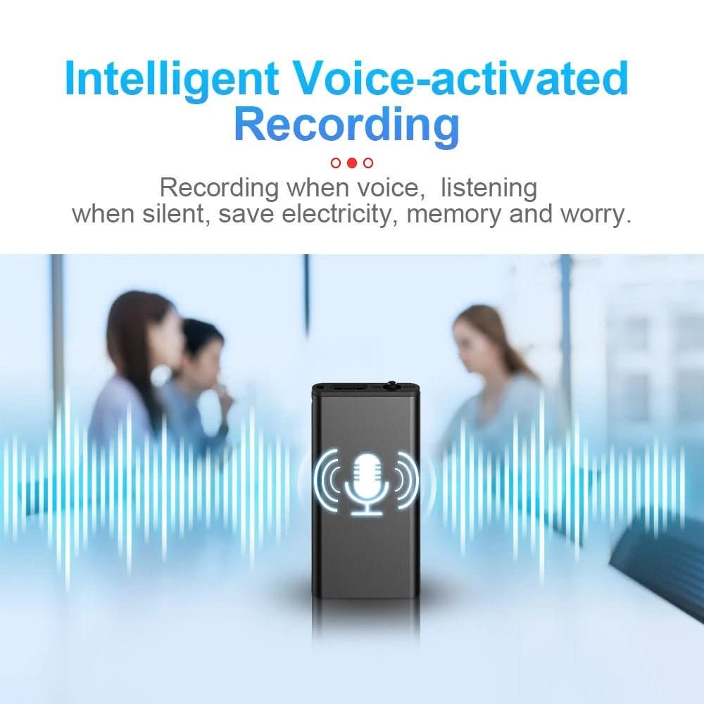 Voice Recorder Digital Voice Activated Mini Audio Recorder