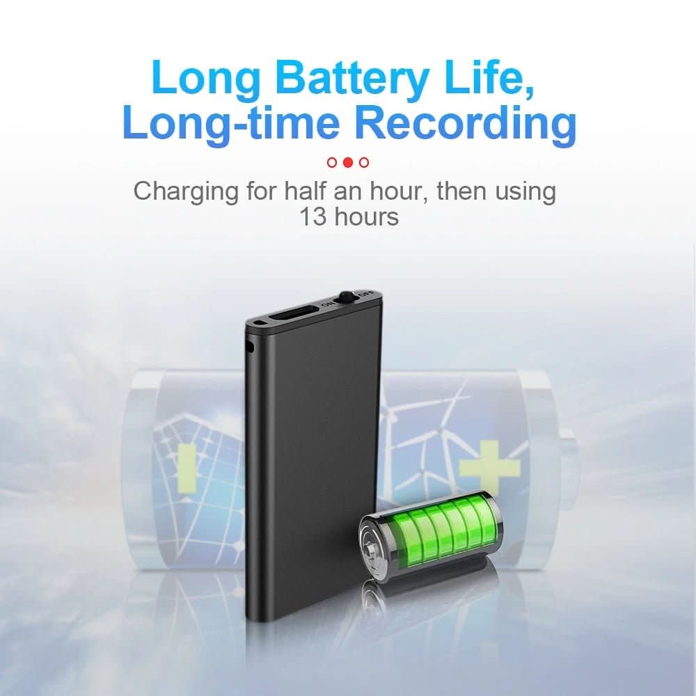 Voice Recorder Digital Voice Activated Mini Audio Recorder