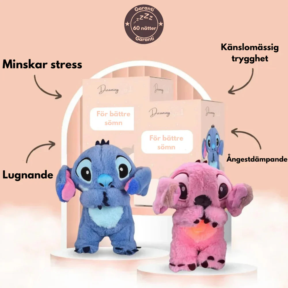 Stuffed Animal Sleep Aid Plush Toy with Light and Sound
