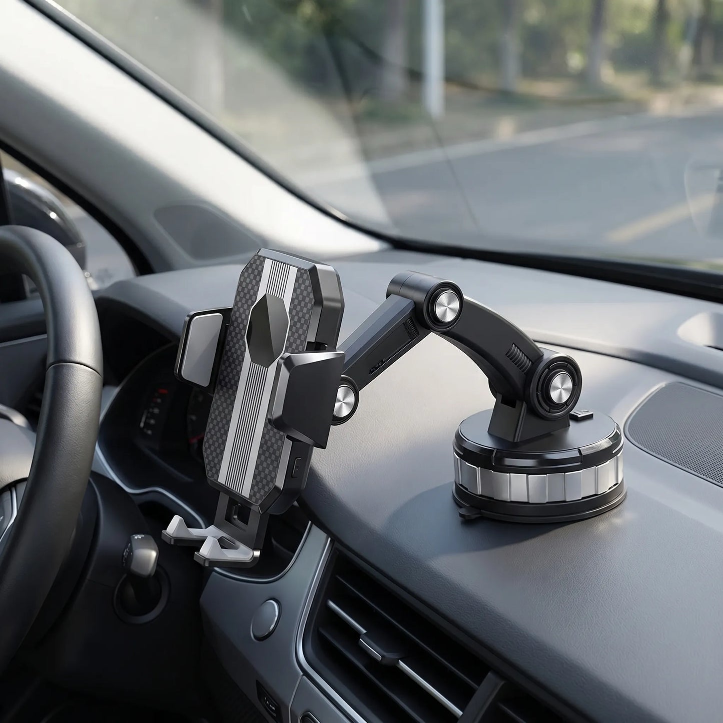 Phone Mount Car Holder Adjustable Dashboard Windshield Stand