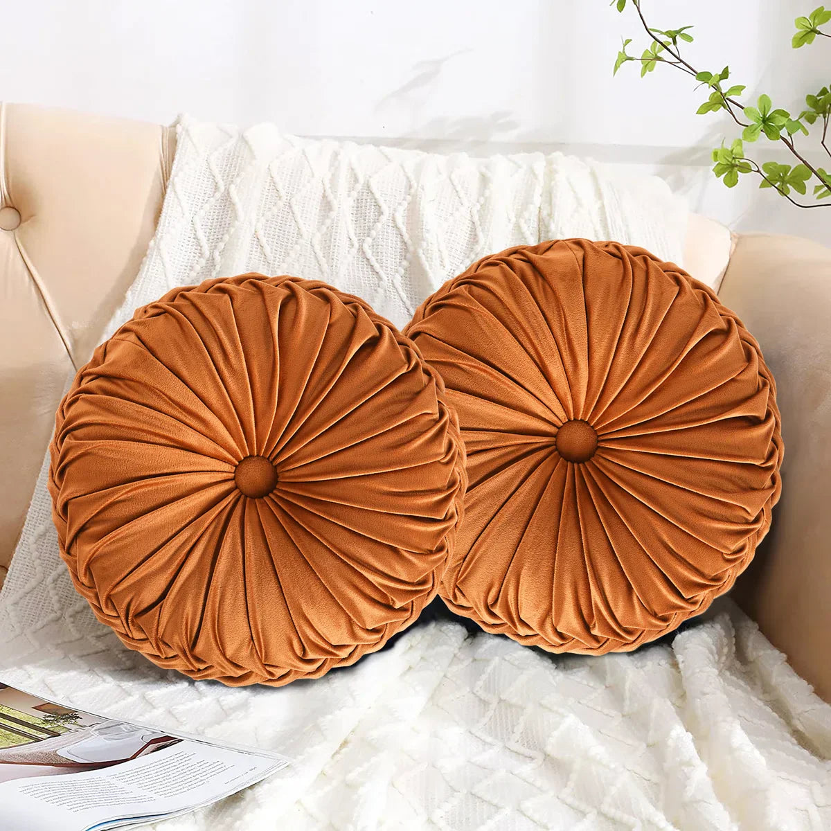Rosalie Velvet Accent Pillow Set
