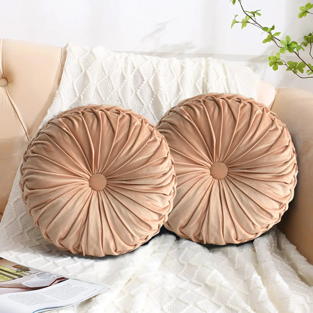 Rosalie Velvet Accent Pillow Set