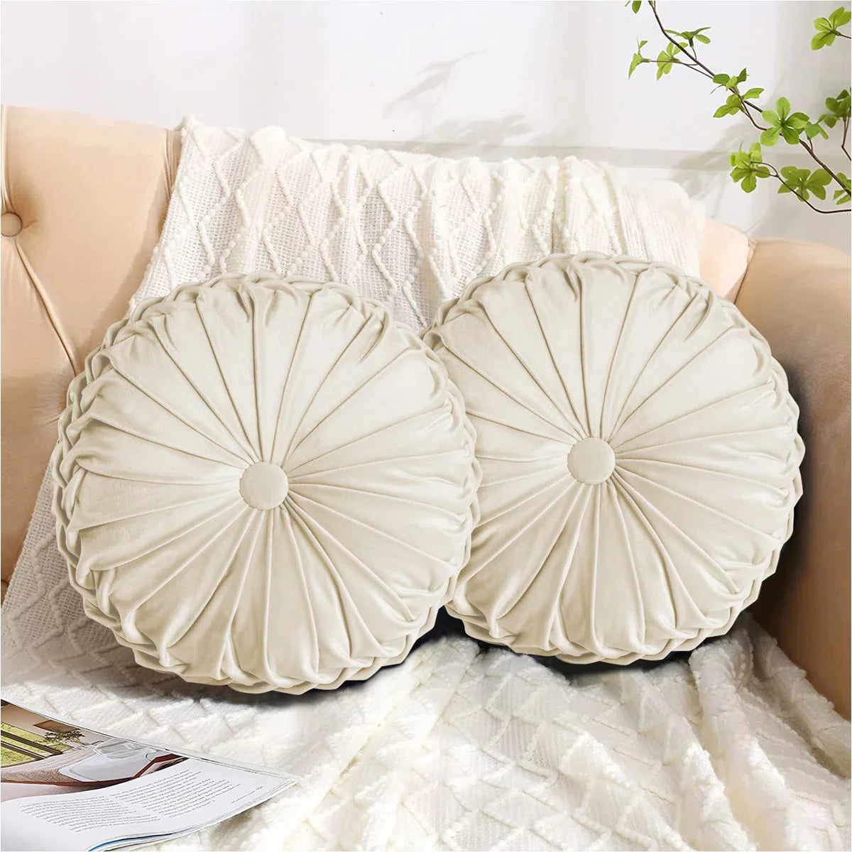 Rosalie Velvet Accent Pillow Set