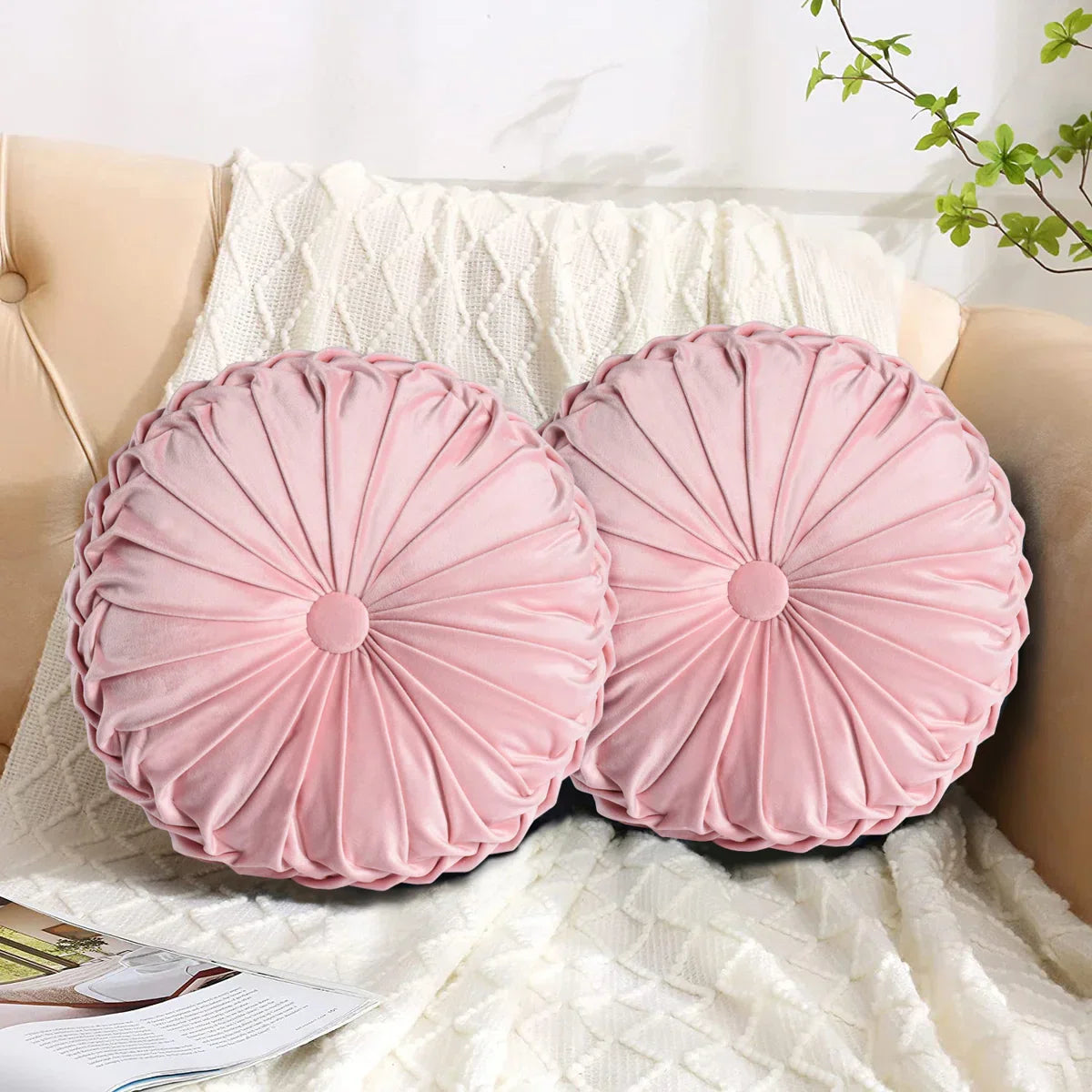 Rosalie Velvet Accent Pillow Set