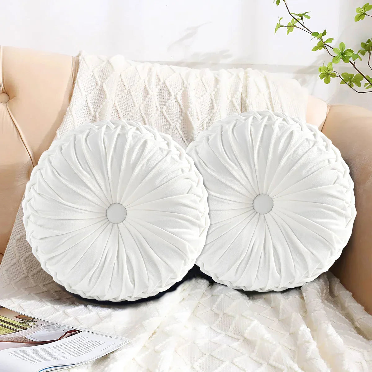 Rosalie Velvet Accent Pillow Set