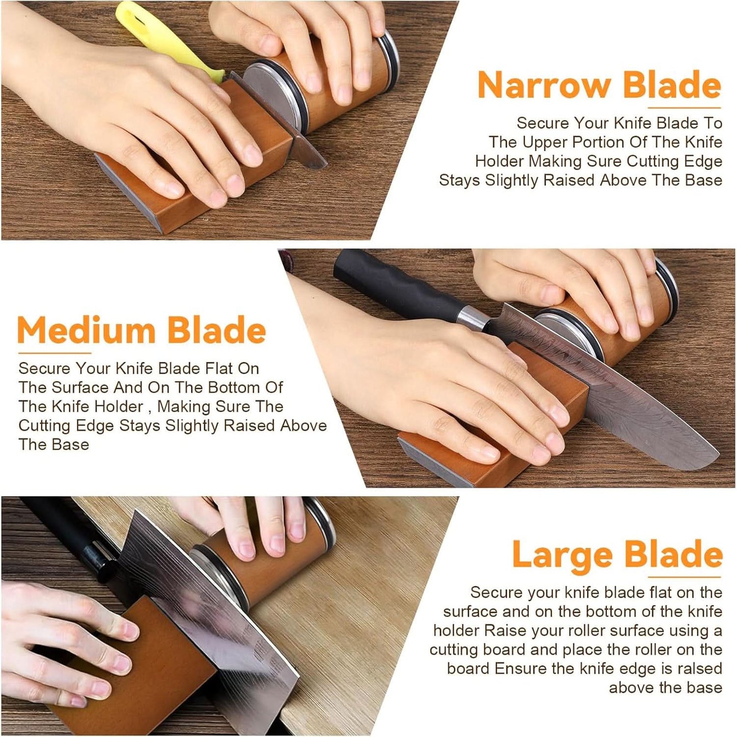 Knife Sharpener Rolling Diamond Magnetic Angle Sharpening Tool