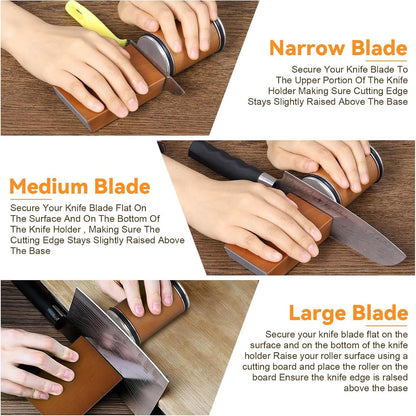 Knife Sharpener Rolling Diamond Magnetic Angle Sharpening Tool