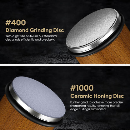 Knife Sharpener Rolling Diamond Magnetic Angle Sharpening Tool