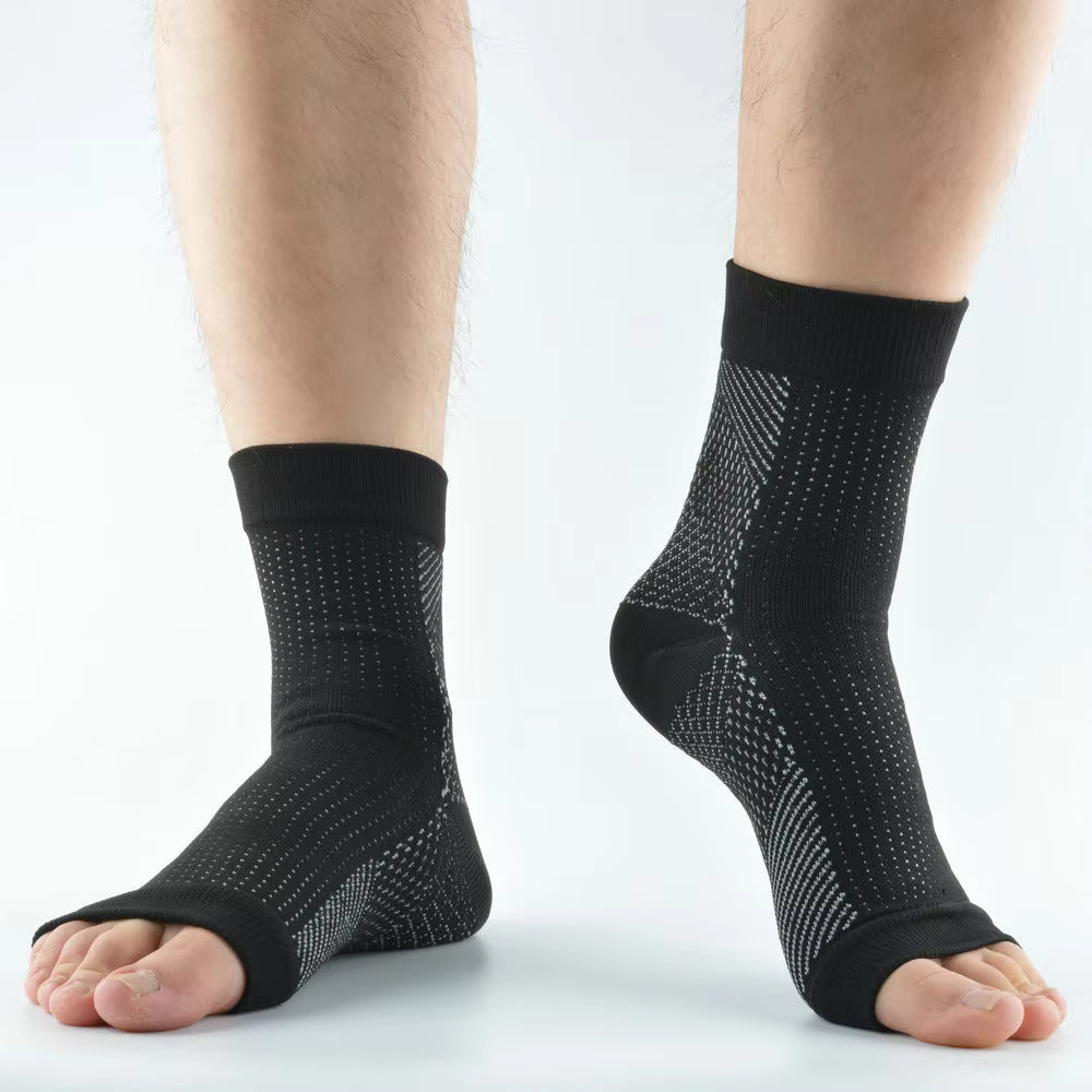 Open Toe Compression Socks Ankle Compression Sleeve for Women and Men