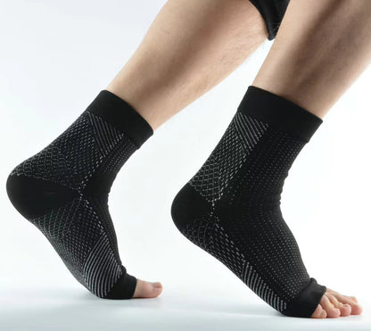 Open Toe Compression Socks Ankle Compression Sleeve for Women and Men