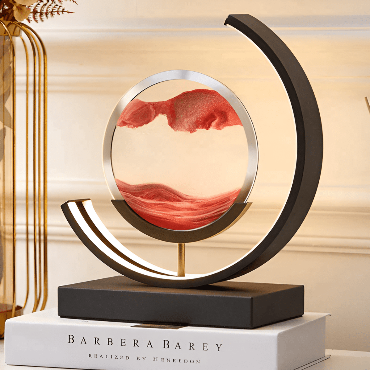 Sand Art Lamp Moving Sand LED Mood Light Decor