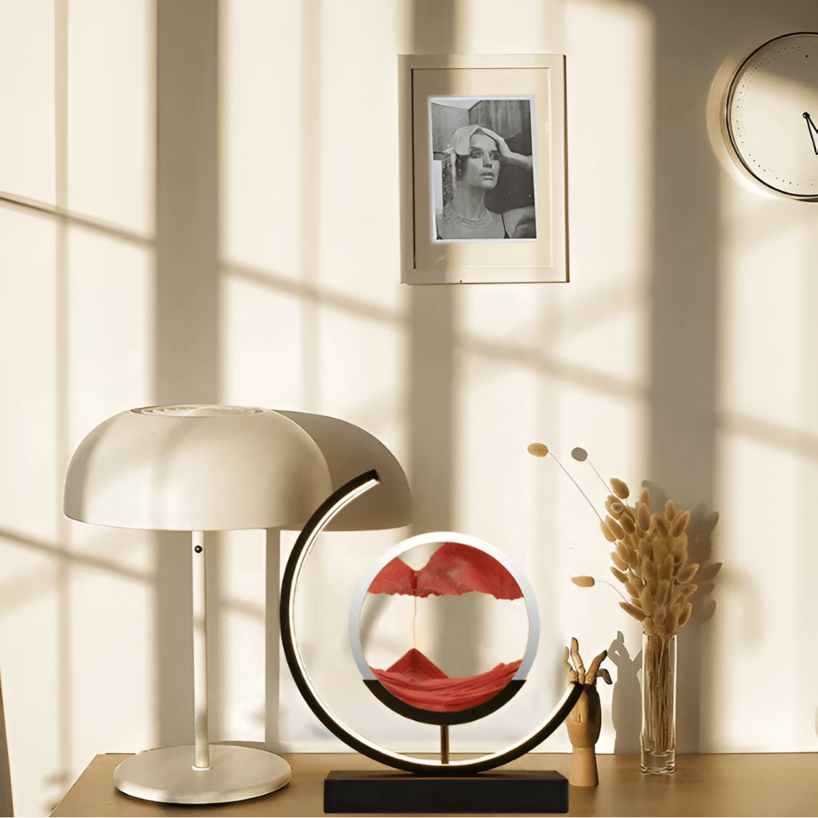 Sand Art Lamp Moving Sand LED Mood Light Decor