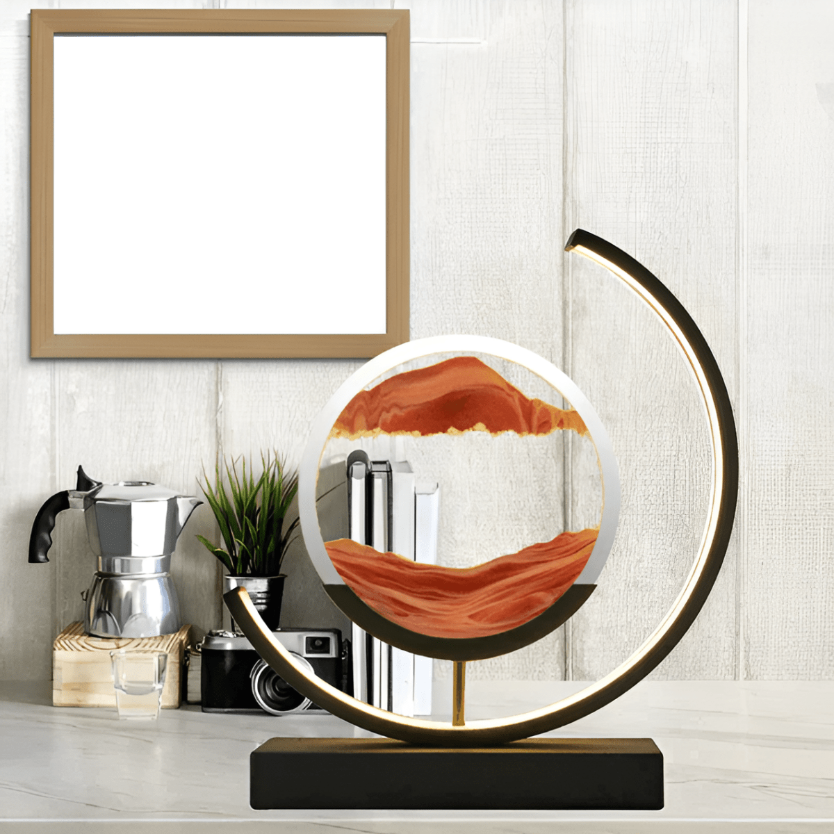 Sand Art Lamp Moving Sand LED Mood Light Decor