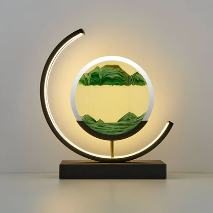 Sand Art Lamp Moving Sand LED Mood Light Decor