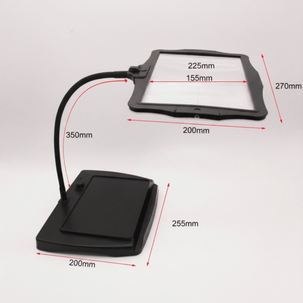 Magnifying Lamp LED Desk Light 3X Magnifier for Crafting