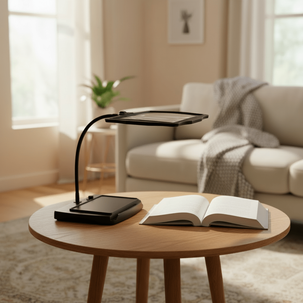 Magnifying Lamp LED Desk Light 3X Magnifier for Crafting
