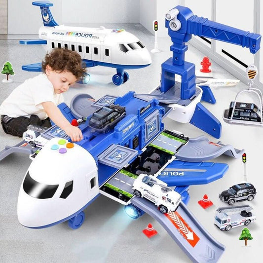 Airplane Toy Playset Kids Aircraft Vehicle Adventure Set  Character Count