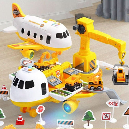 Airplane Toy Playset Kids Aircraft Vehicle Adventure Set  Character Count
