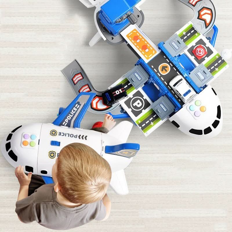 Airplane Toy Playset Kids Aircraft Vehicle Adventure Set  Character Count