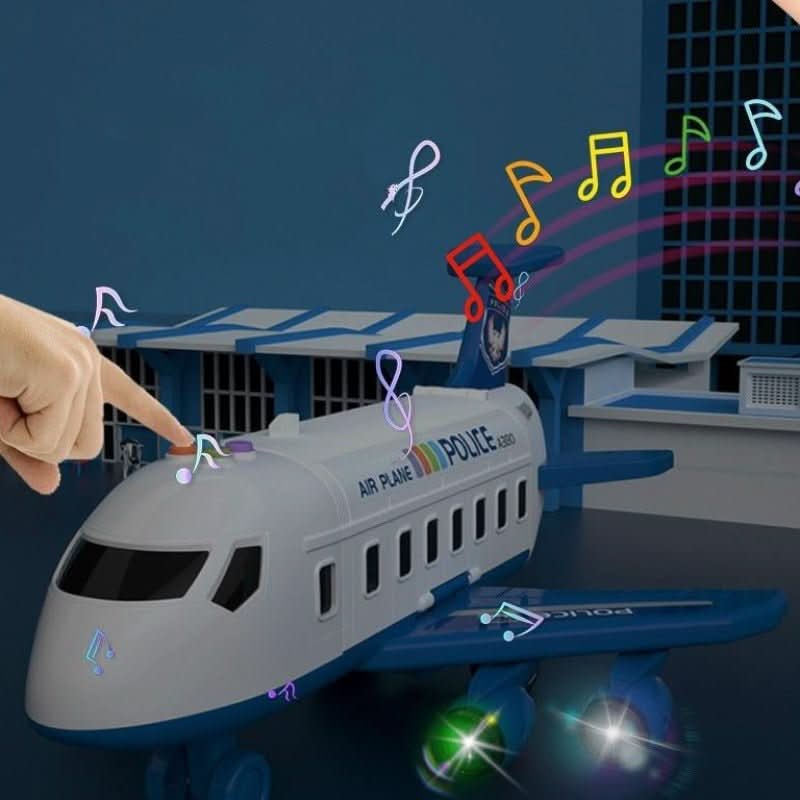 Airplane Toy Playset Kids Aircraft Vehicle Adventure Set  Character Count