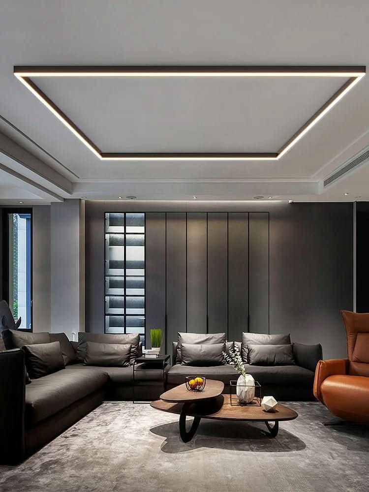LED Ceiling Light Modern Minimalist Aluminum Acrylic Skandinavian Style Ceiling Lamp Indoor Lighting