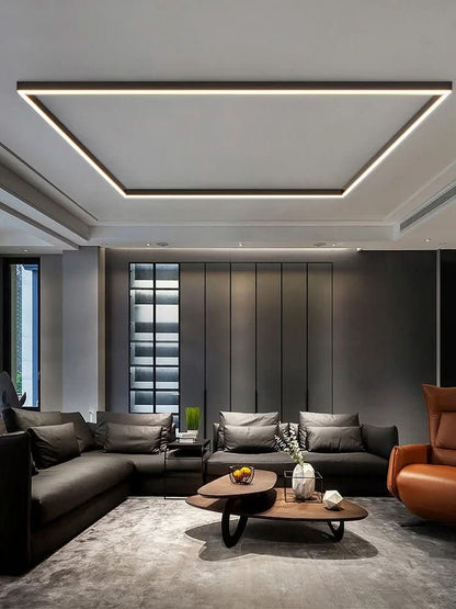 LED Ceiling Light Modern Minimalist Aluminum Acrylic Skandinavian Style Ceiling Lamp Indoor Lighting