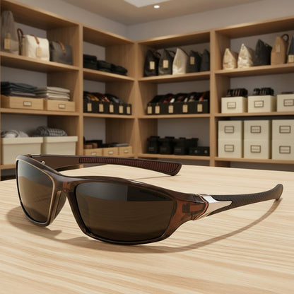 Sunglasses Polarized Sports Sunglasses UV400 Protection Outdoor Running Cycling Lightweight Frame