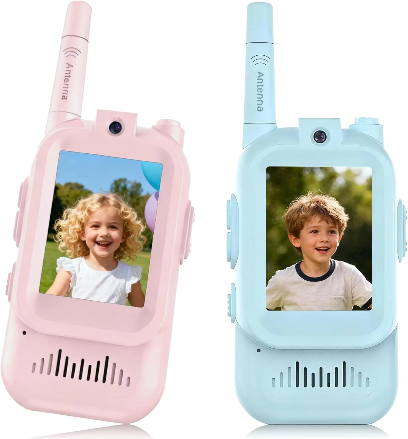 Walkie Talkies for Kids with Video Screen USB Rechargeable 2 Pack