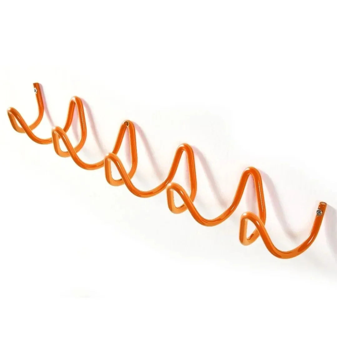 Coat Rack Modern Wave Wall Mounted Entryway Organizer