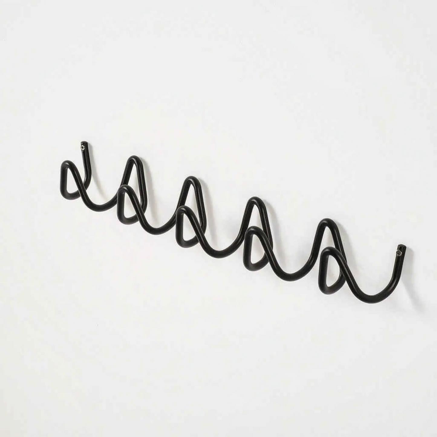 Coat Rack Modern Wave Wall Mounted Entryway Organizer