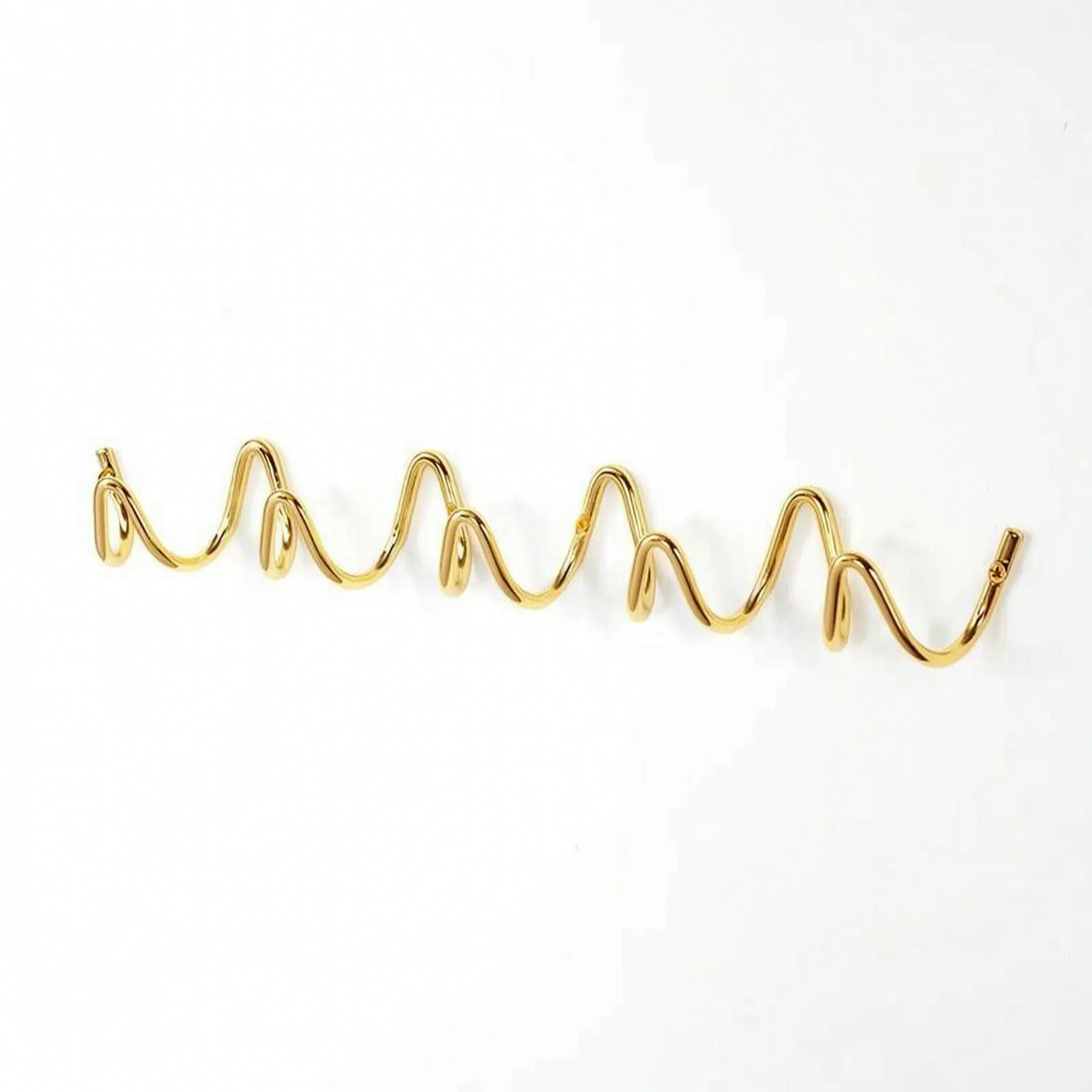 Coat Rack Modern Wave Wall Mounted Entryway Organizer
