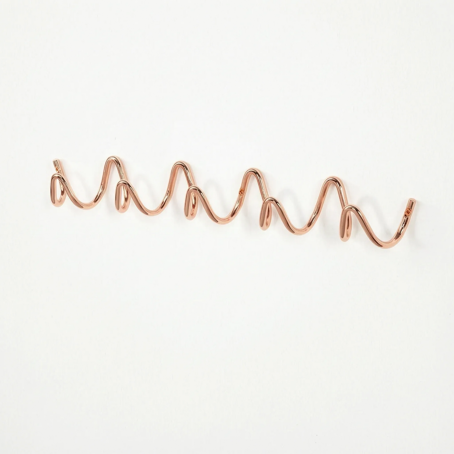 Coat Rack Modern Wave Wall Mounted Entryway Organizer