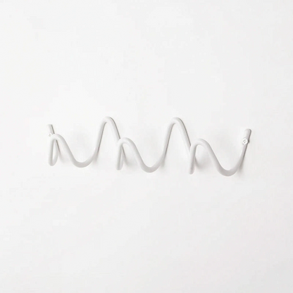 Coat Rack Modern Wave Wall Mounted Entryway Organizer