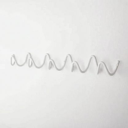 Coat Rack Modern Wave Wall Mounted Entryway Organizer
