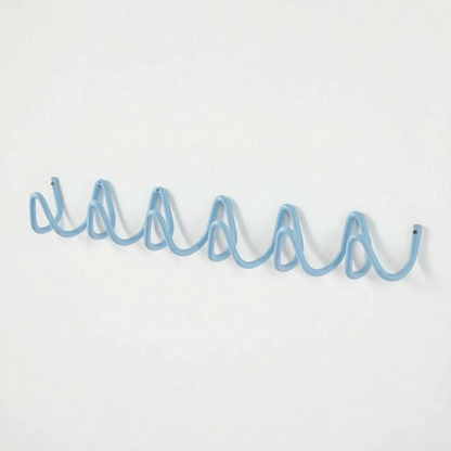 Coat Rack Modern Wave Wall Mounted Entryway Organizer