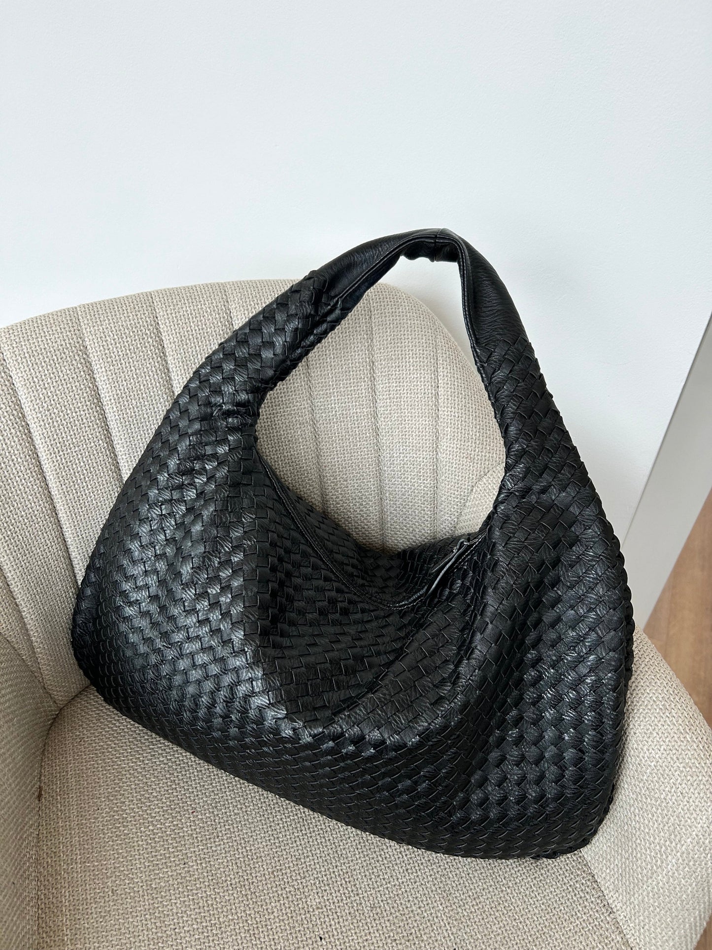 Shoulder Bag Woven Hobo Tote for Work and Everyday Carry