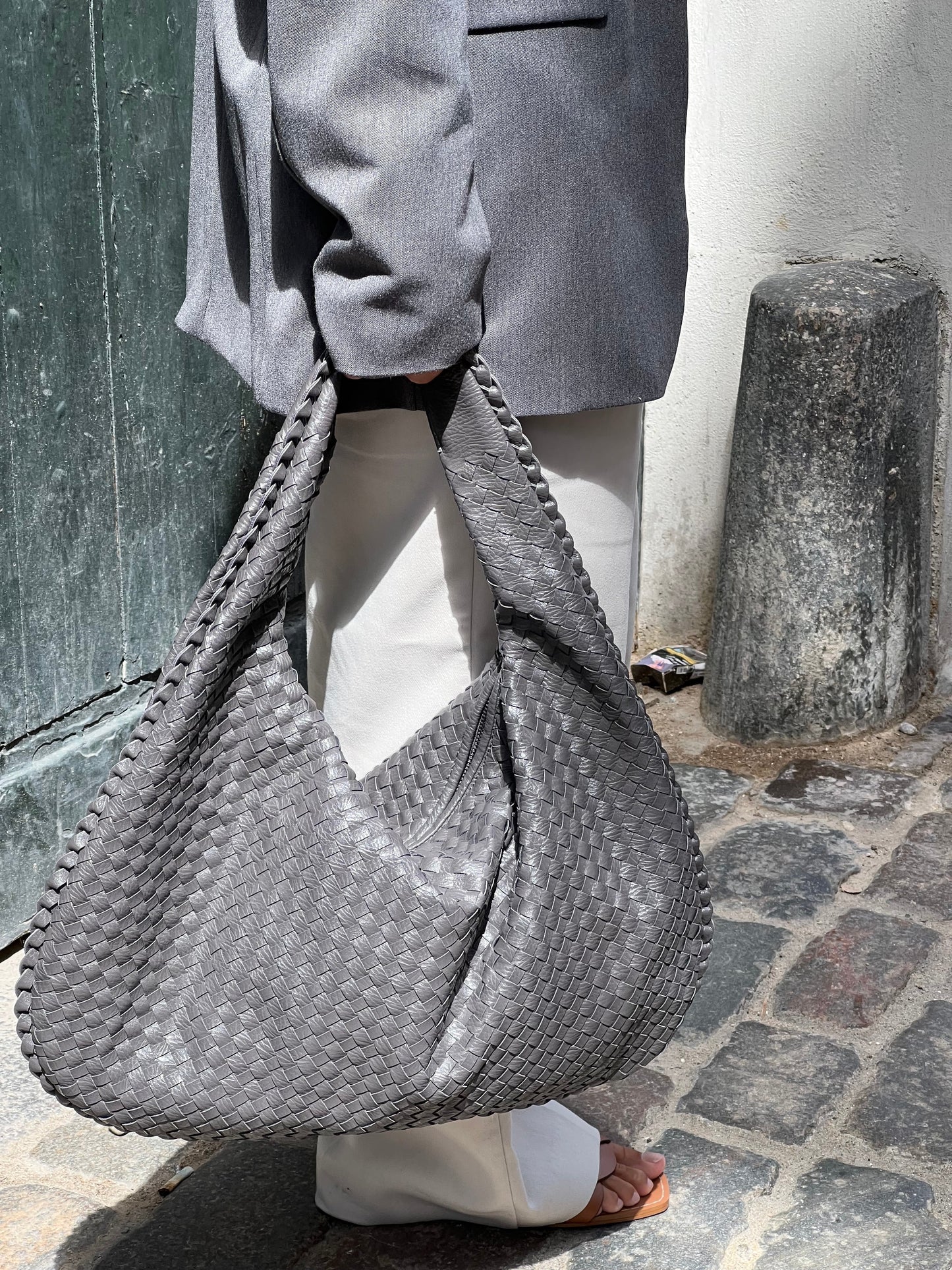 Shoulder Bag Woven Hobo Tote for Work and Everyday Carry