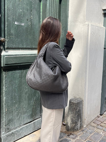 Shoulder Bag Woven Hobo Tote for Work and Everyday Carry