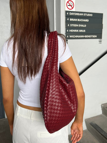 Shoulder Bag Woven Hobo Tote for Work and Everyday Carry