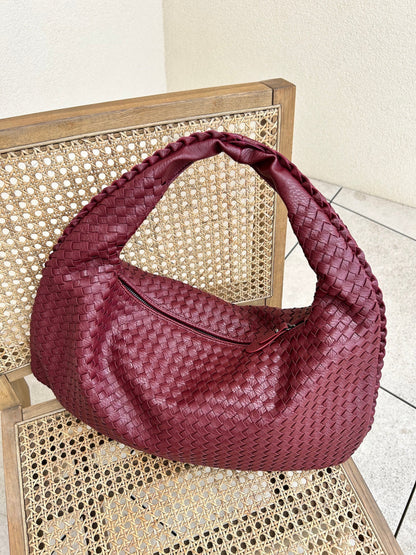Shoulder Bag Woven Hobo Tote for Work and Everyday Carry
